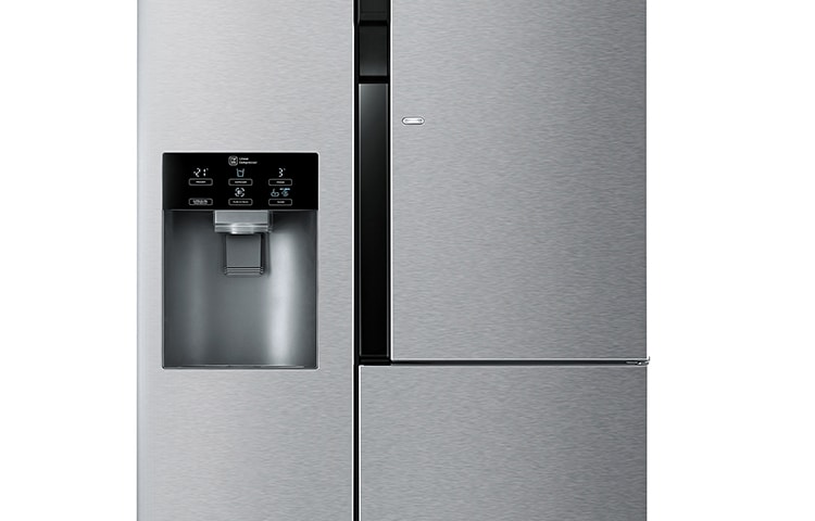 LG 614L Shiny Steel Side by Side Refrigerator, Door-in-Door™, GC-J237SLYV